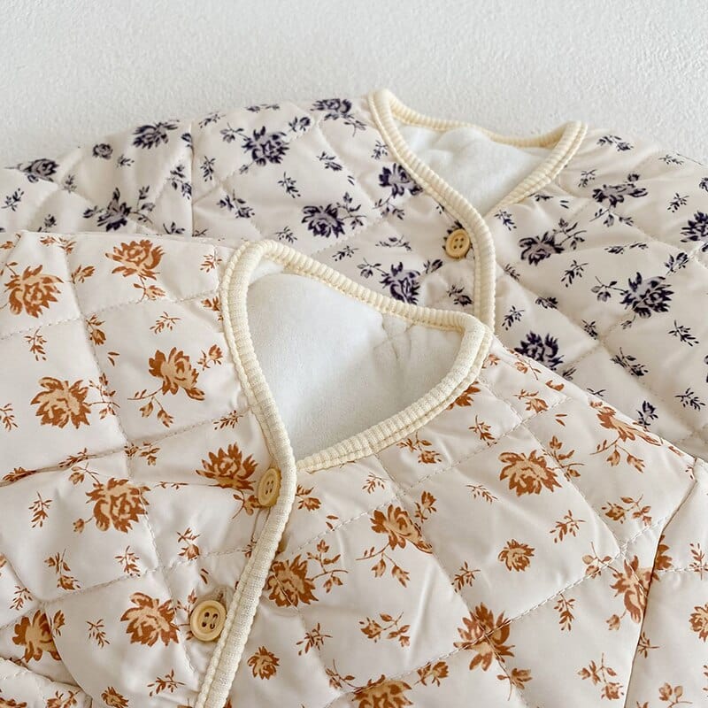 Coat Jacket Baby Girls Long Sleeves