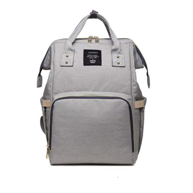 Diaper Bag Light Grey Convenient Waterproof Diaper Bag