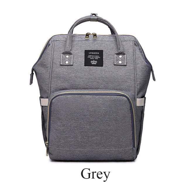 Diaper Bag Deep Grey Convenient Waterproof Diaper Bag