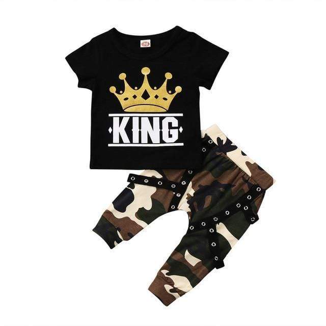 Black / 5T / United States Camo Pants Outfits