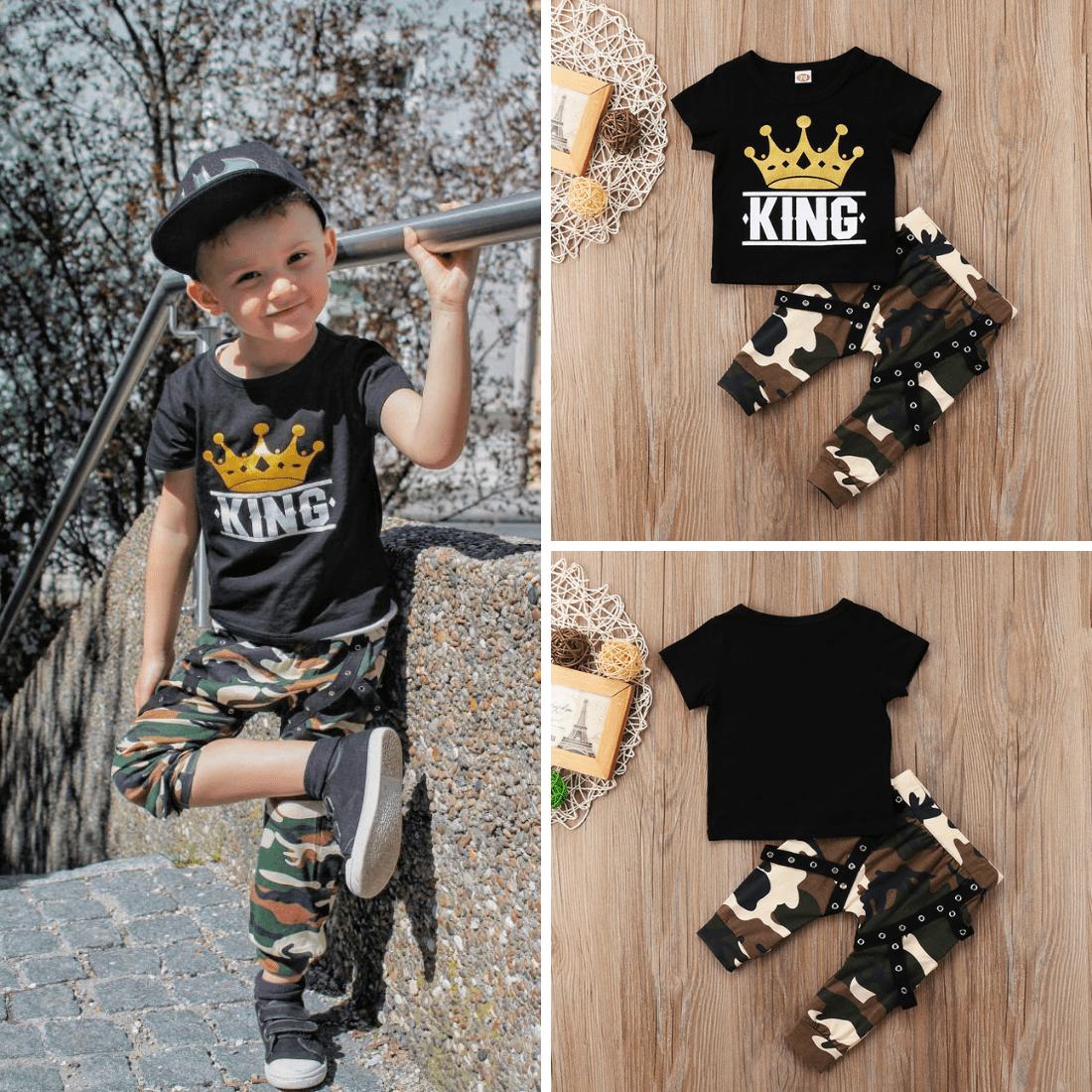 Boy's Clothing Cool King Outfit