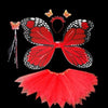 Red / One Size Cosplay Fairy Angel Wings