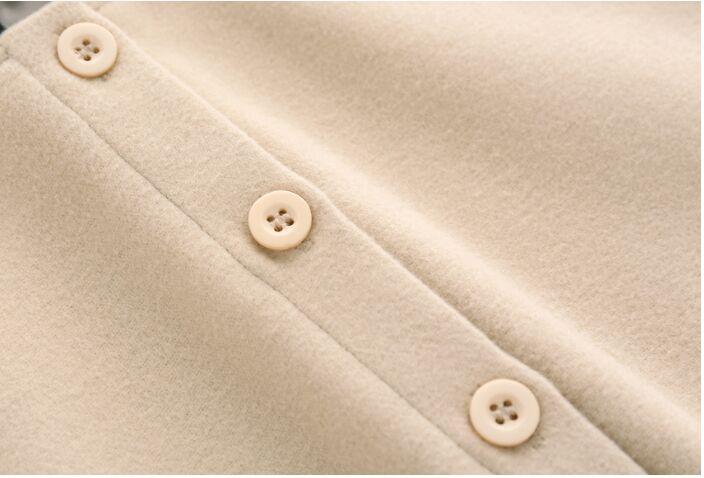 Girl's Clothing cotton hooded plaid style Coat