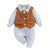 BROWN / 3-6M / China Cotton Romper Newborn