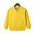 Boy's Clothing Yellow / 3T Cotton Zipper Solid Jacket