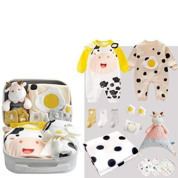 Boy's Clothing Cow Baby Gift Set