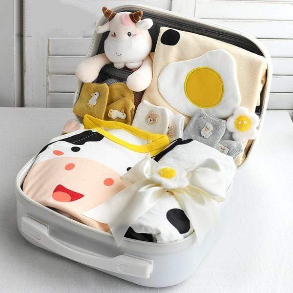 Boy's Clothing Cow Baby Gift Set