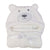 Accessories White Cute Baby Hooded Bathrobe