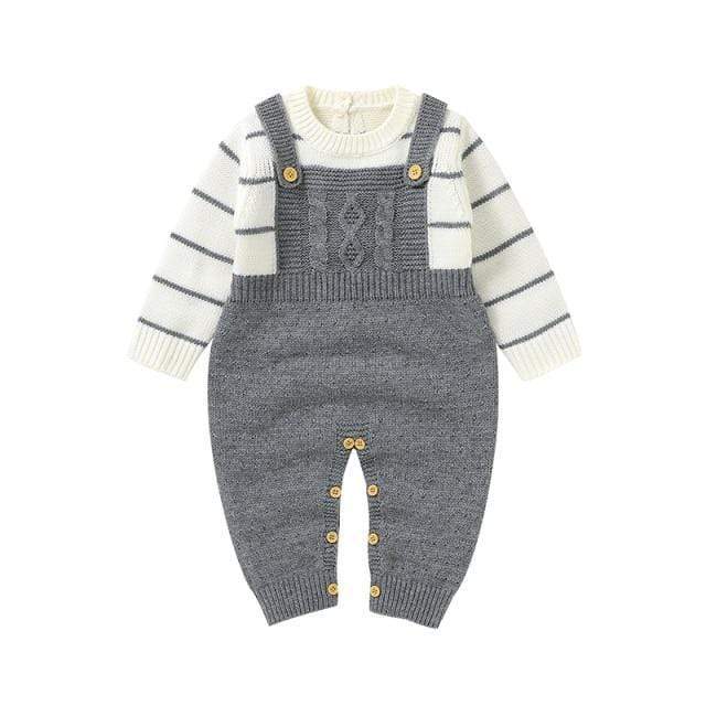 82W1052-4 2 / 3M Cute Bear Newborn Infant Playsuit
