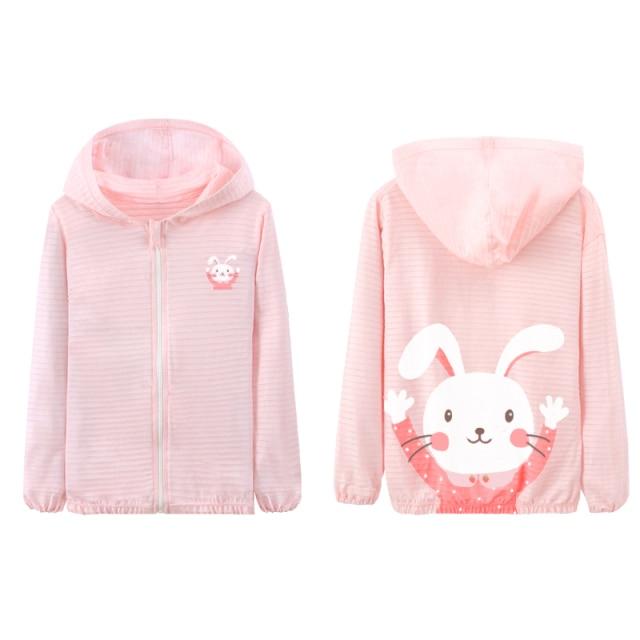 Girl's Clothing Pink / 120CM Cute Cartoon Hoodie Coat