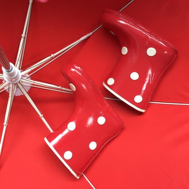 Shoes Red / 11 Cute Cartoon Rain Boots