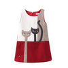 Girl&#39;s Clothing Cute Cats A-Lined Dress