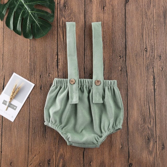 Green / 24M Cute Corduroy Suspender