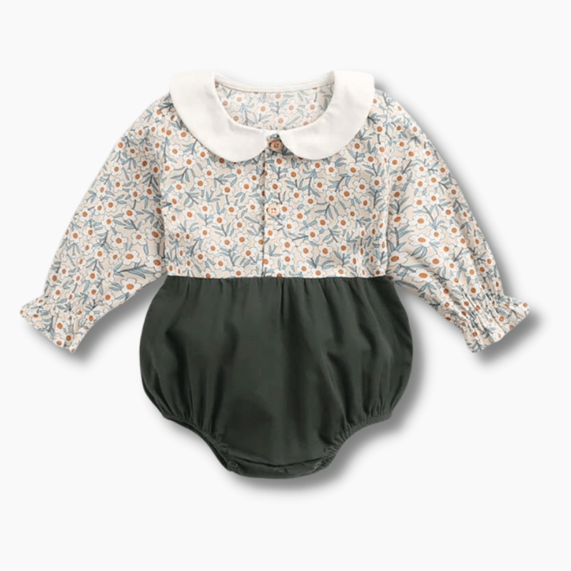 Girl's Clothing Cute Floral Print Baby Romper