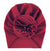 Wine Red Cute Flower Baby Hat