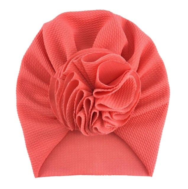 Watermelon red Cute Flower Baby Hat