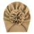 Khaki Cute Flower Baby Hat