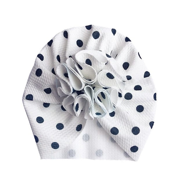 Dot Cute Flower Baby Hat