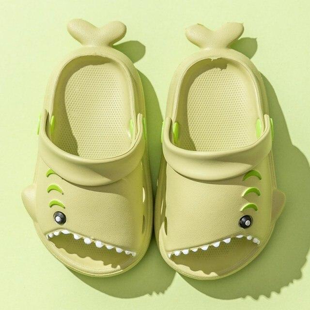 Shoes Light Green / 1.5-2Y Cute Outdoor Slippers