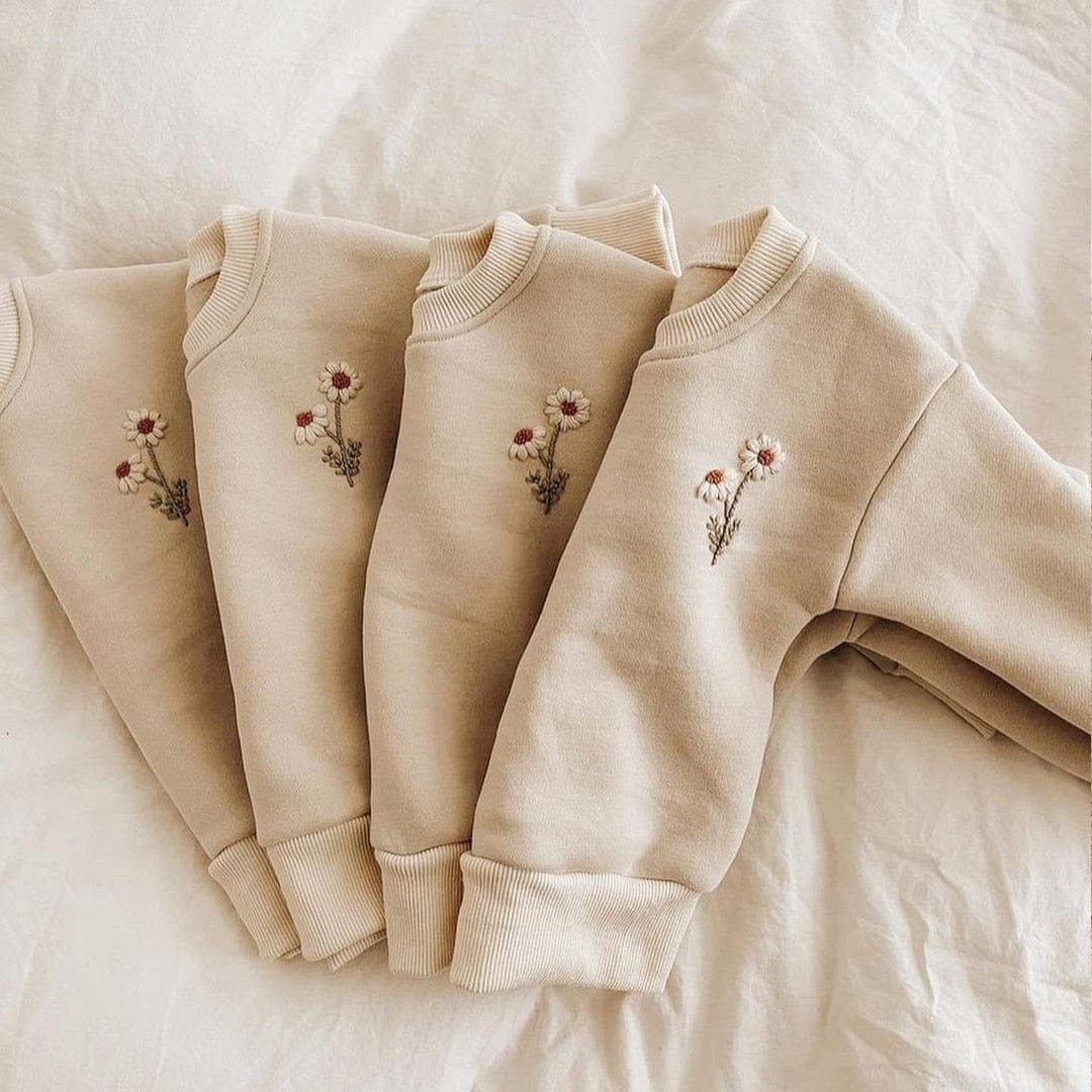 Daisy Pullover Sweatshirt+Jogger Pants