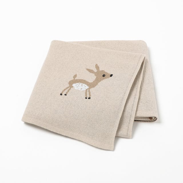 82W682-2 4 Deer Baby Blanket