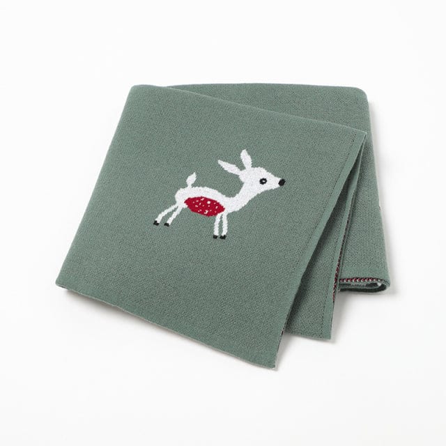 82W682-2 3 Deer Baby Blanket