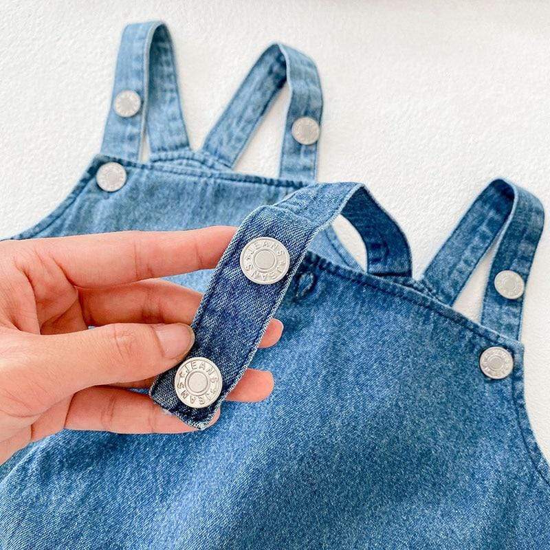 Girl's Clothing Denim Bodysuit with hat