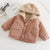 Girl's Clothing Pink / 24M Denim Plus cashmere Coat