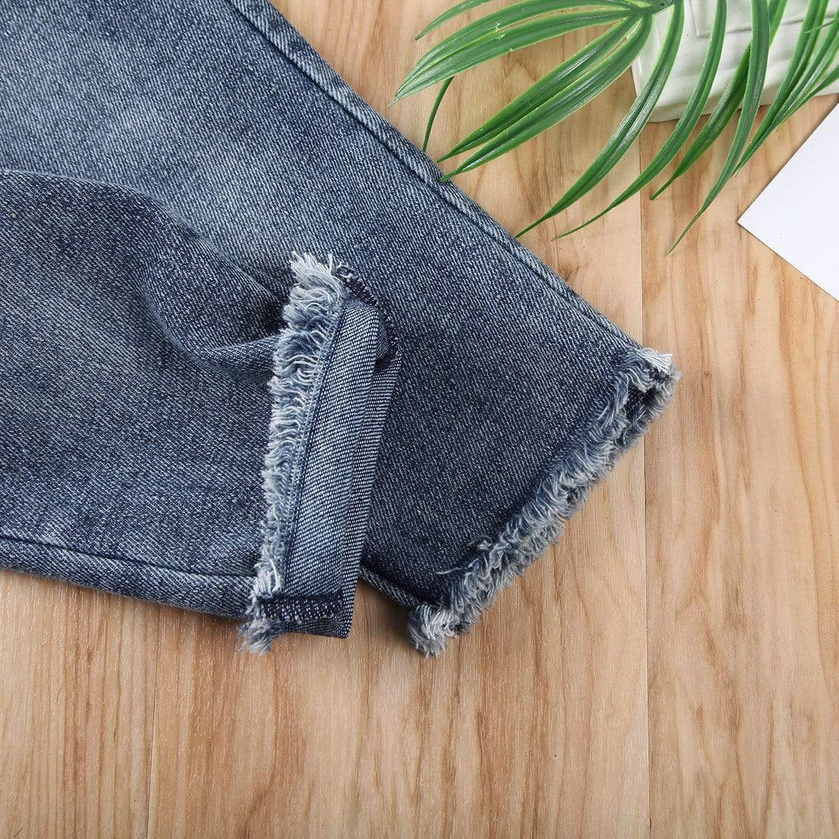 Girl's Clothing Denim Suspender Pants Outfit