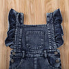 Girl&#39;s Clothing Denim Suspender Pants Outfit