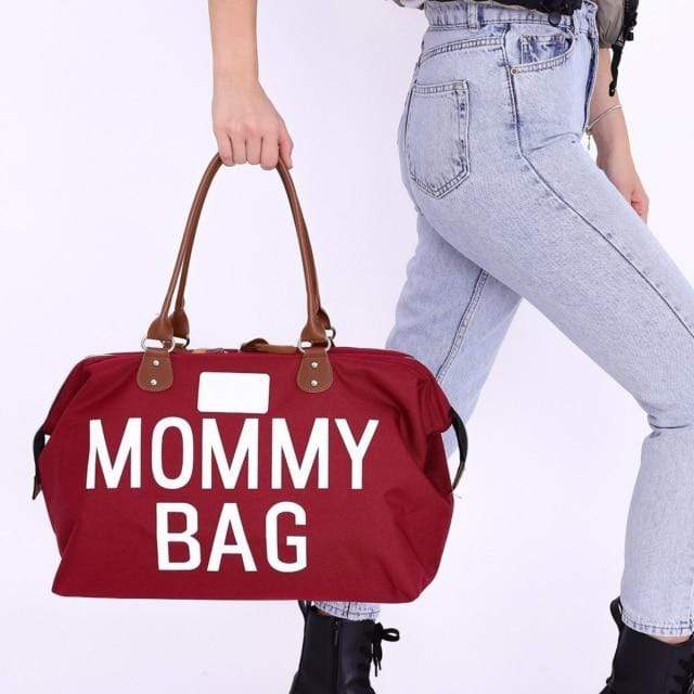 Accessories Burgundy Diaper Mommy Bag