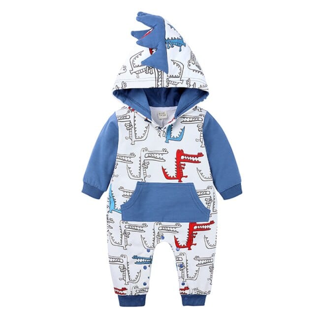 blue / 9M Dino Romper