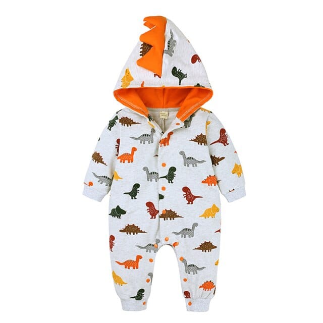 orange / 9M Dino Romper