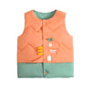 Orange / 3-4T Dino Vest