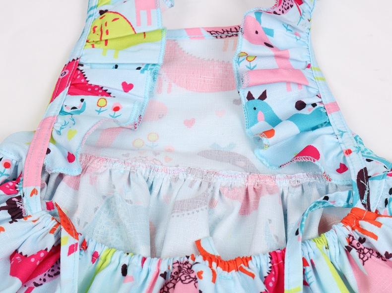 Girl's Clothing Dinosaur Animal Pattern Dress