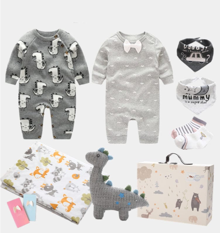 Boy's Clothing Dinosaur Baby Gift Set