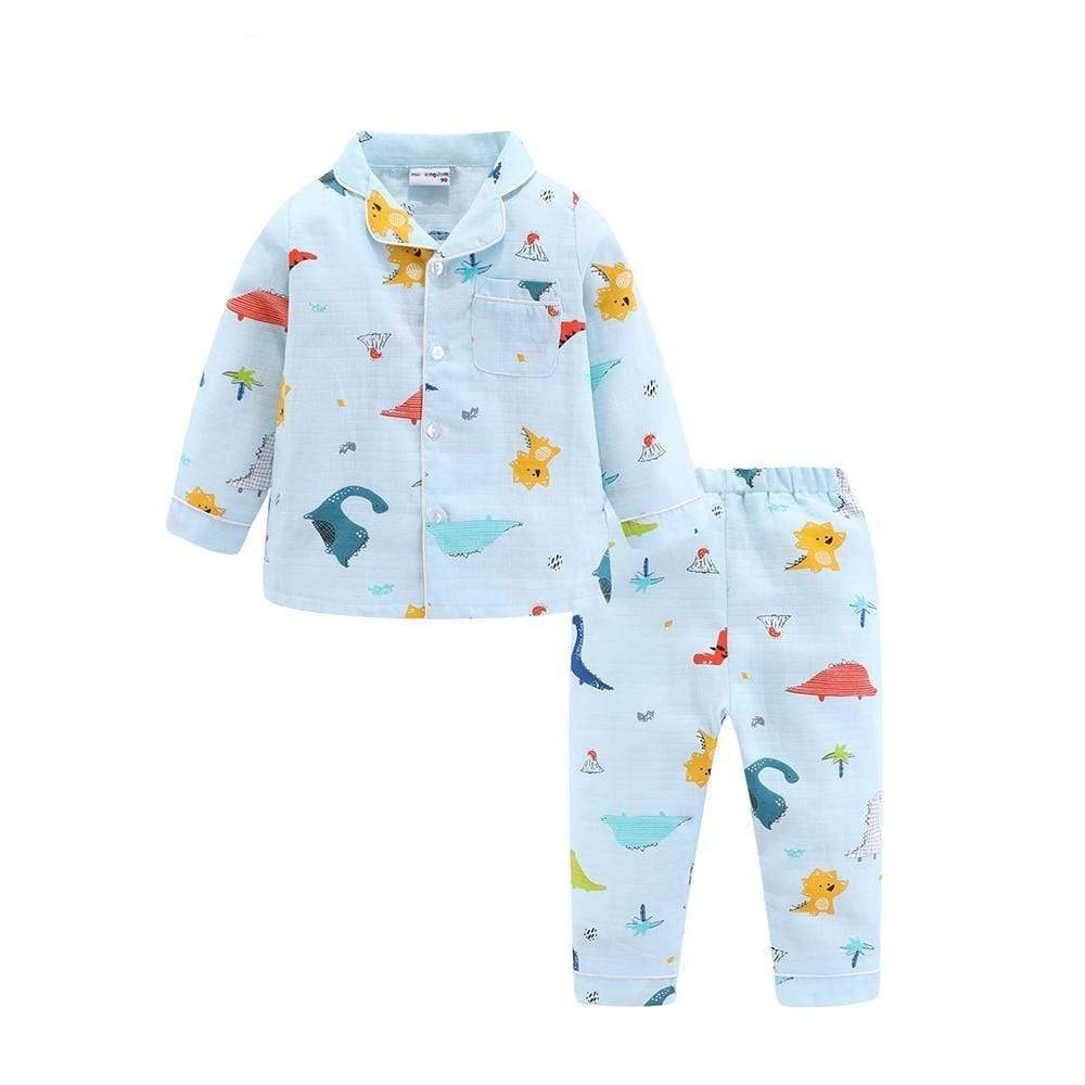 Boy's Clothing Dinosaur Jammies Kids Sleepwear