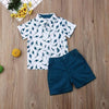 Boy&#39;s Clothing as the picture / 5 Dinosaur Print Outfit
