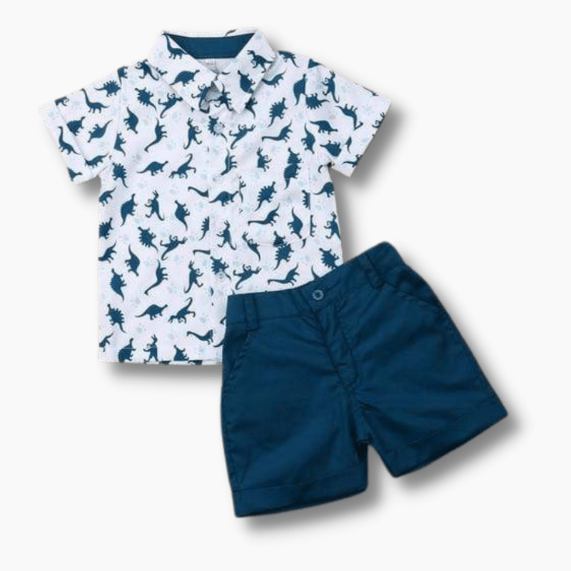 Boy's Clothing Dinosaur Print Outfit