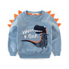Boy&#39;s Clothing Light Steel Blue / 6T Dinosaur Print Sweatshirt