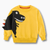 Boy's Clothing Dinosaur Print Sweatshirt