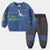 Blue / 130 Dinosaur Sport Suit