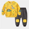 Yellow / 90 Dinosaur Sport Suit
