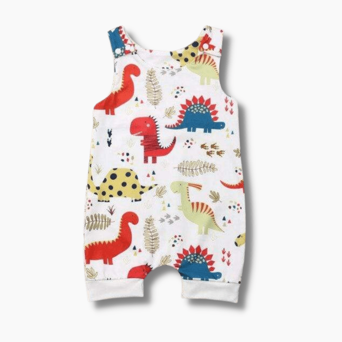 Boy&#39;s Clothing Dinosaurs Print Sleeveless Romper