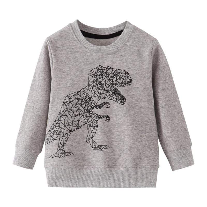 Boy's Clothing Dinosaurs Print Sweatshirt