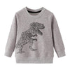 Boy&#39;s Clothing Light Gray / 6T Dinosaurs Print Sweatshirt