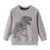 Boy's Clothing Light Gray / 6T Dinosaurs Print Sweatshirt