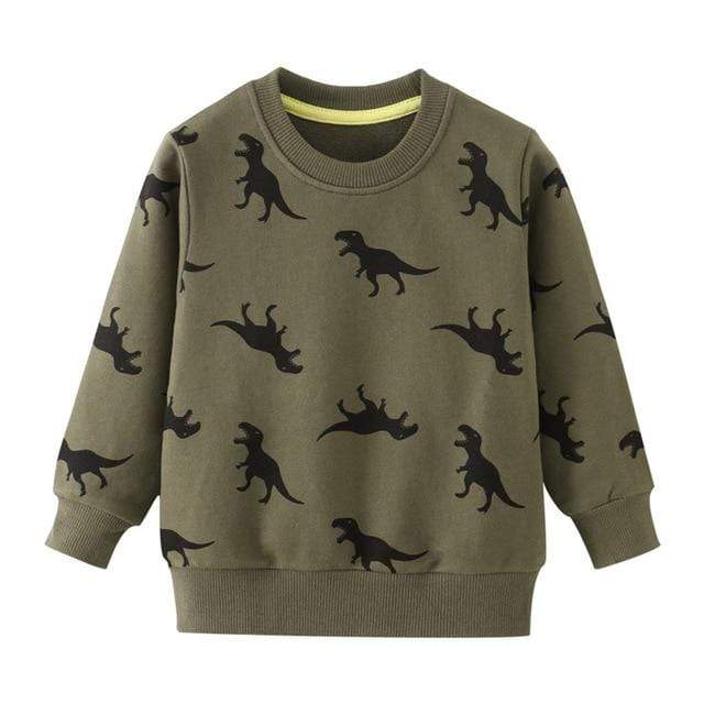 Dinosaurs Print Sweatshirt Momorii