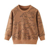 Boy&#39;s Clothing Brown / 24M Dinosaurs Print Sweatshirt