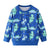 Boy's Clothing Blue / 4T Dinosaurs Print Sweatshirt